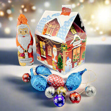 Riegelein Holiday House with Assorted Chocolate Treats  6.14 Oz. (174 g.)