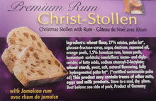 Schlunder Premium RUM Christ-Stollen Cello Bag 26.4 oz. / 750 g