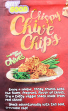 Say Good Crispy Chive Chips Hot & Spicy Flavor Vegan  2.11 Oz. (Pack of 2)