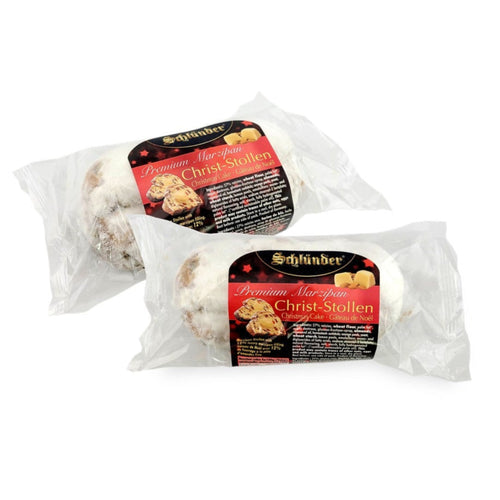 Schlunder Mini Christ-Stollen Premium MARZIPAN Christmas Stollen 7.05 oz. / 200 g (Pack of 2)