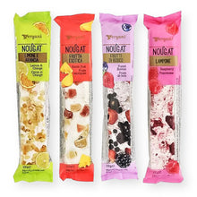 Vergani Soft Nougat Assorted Fruit Mix Bars 4 Flavors 3.5 Oz. (100 g) Each (Pack of 4)