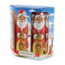 Riegelein Solid Santa Chocolate Gift Set 30% Cocoa Fairtrade 20 Pieces 250 g