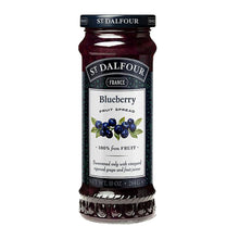 St. Dalfour Blueberry Fruit Spread Preserve 2 X 10 Oz. (284 G) wtih Stainless Steel Spreader Spoon (3-Pc Set)