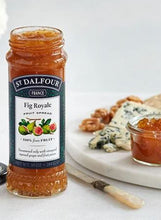 St. Dalfour Fig Royale Fruit Spread Preserve 2 X 10 Oz. (284 G) with Stainless Steel Spreader Spoon (3-Pc Set)