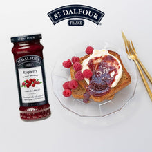 St. Dalfour Red Raspberry Fruit Spread Preserve 2 X 10 Oz. (284 G) wtih Stainless Steel Spreader Spoon (3-Pc Set)