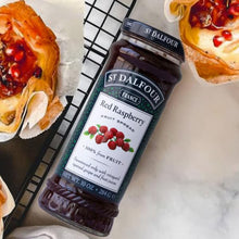 St. Dalfour Classic Trio Set, Blueberry, Red Raspberry, and Strawberry Fruit Spreads Preserves 100% Fruits 10 Oz. (284 G)  (3-Pc Set)