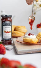 St. Dalfour Strawberry Fruit Spread Preserve 2 X 10 Oz. (284 G) with Stainless Steel Spreader Spoon (3-Pc Set)