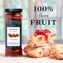 St. Dalfour Classic Trio Set, Blueberry, Red Raspberry, and Strawberry Fruit Spreads Preserves 100% Fruits 10 Oz. (284 G)  (3-Pc Set)