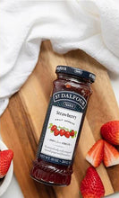 St. Dalfour Strawberry Fruit Spread Preserve 2 X 10 Oz. (284 G) with Stainless Steel Spreader Spoon (3-Pc Set)