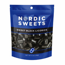 Nordic Sweets Sweet Black Locorice Candy 5 Oz. / 141 g. (Pack of 2)