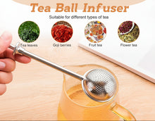 Tea Ball Infuser,Tea Steeper, Tea Strainer for Loose Leaf Tea, Stainless Steel Reusable (Pack of 2)