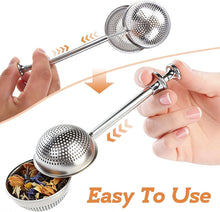 Tea Ball Infuser,Tea Steeper, Tea Strainer for Loose Leaf Tea, Stainless Steel Reusable (Pack of 2)