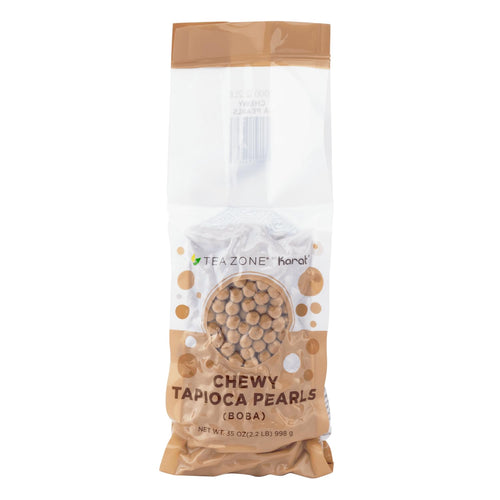 Tea Zone Chewy Black Boba Tapioca Pearls 2.2 Lbs. (35 Oz.)