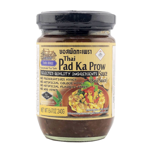 Thai Aree Pad Ka Prow (Ka Prao) Sauce 240 G. (Pack of 2)