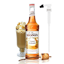 Monin Toasted Marshmallow Syrup with Pump Starter Set for Cocktails, Coffee, and Beverages 750 Ml. / 25.4 Fl. Oz. (2-Pc Set)