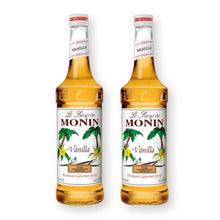 Monin Vanilla Syrup for Cocktails, Coffee, and Beverages 750 Ml. / 25.4 Fl. Oz. (Pack of 2)