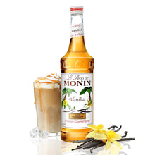 Monin Vanilla Syrup for Cocktails, Coffee, and Beverages 750 Ml. / 25.4 Fl. Oz. (Pack of 2)