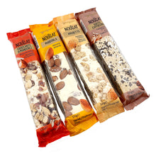 Vergani Soft Nougat Assorted Classic Bars 4 Flavors 3.5 Oz. (100 g) Each (Pack of 4)