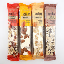 Vergani Soft Nougat Assorted Classic Bars 4 Flavors 3.5 Oz. (100 g) Each (Pack of 4)