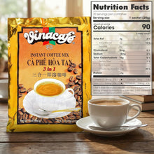Vinacafe 3-in-1 Authentic Vietnamese Instant Coffee 14 oz. (20 g.X 20 Sachets/Bag) (Pack of 3)