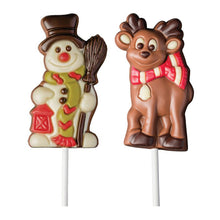 Weibler Chocolate Snowman & Reindeer Chocolate Lollipops 1.24 Oz Each (2-Pc Set)
