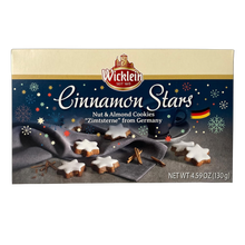 Wicklein Cinnamon Stars Nut & Almond "Zimtsterne" Cookies 4.59 Oz. / 130 g.