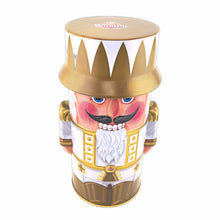 Wicklein Nutcracker Tin with Mini Cherry Fruit Filled Milk Chocolate Gingerbread Lebkuchen Cookies 7.05 Oz. /200 g.