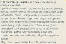 Wicklein Nurnberger Gingerbread Oblaten-Lebkuchens ASSORTED Holiday Gift Tin 7.05 Oz./200 g. Each