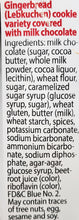 Wicklein Milk Chocolate Coated Sprinkles Soft Gingerbread Cookies 6.35Oz. / 180 g. (Pack of 2)
