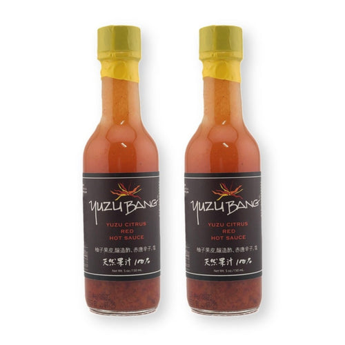 Hotaru Foods Yuzu Bang Citrus Red Hot Sauce 5 Oz. (150 ml) (Pack of 2)