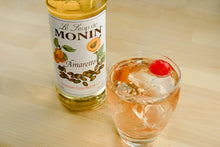 Monin Amaretto Syrup for Cocktails, Coffee, and Beverages 750 Ml. / 25.4 Fl. Oz. X 12 (Factory Case)