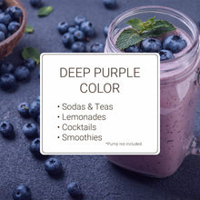 Monin Blueberry Syrup for Cocktails, Coffee, and Beverages 750 Ml. / 25.4 Fl. Oz. X 12 (Factory Case)