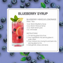 Monin Blueberry Syrup for Cocktails, Coffee, and Beverages 750 Ml. / 25.4 Fl. Oz. X 12 (Factory Case)