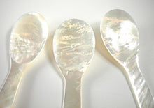 Genuine Mother of Pearl Caviar Spoons Handmade 4.5" Set of 6