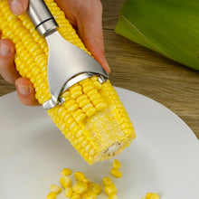 Corn Peeler and Thresher Stainless Steel for Effortless Remove Kernels from Corn on the Cob (Pack of 2)