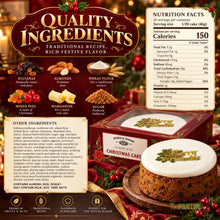 Norfolk Manor Traditional English Top Iced Christmas Cake – 32 oz (907 g)