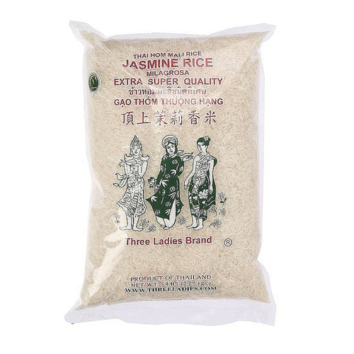 Three Ladies Organic Thai Hom Mali Rice Jasmine Rice 5 lbs. (2.27 kgs)