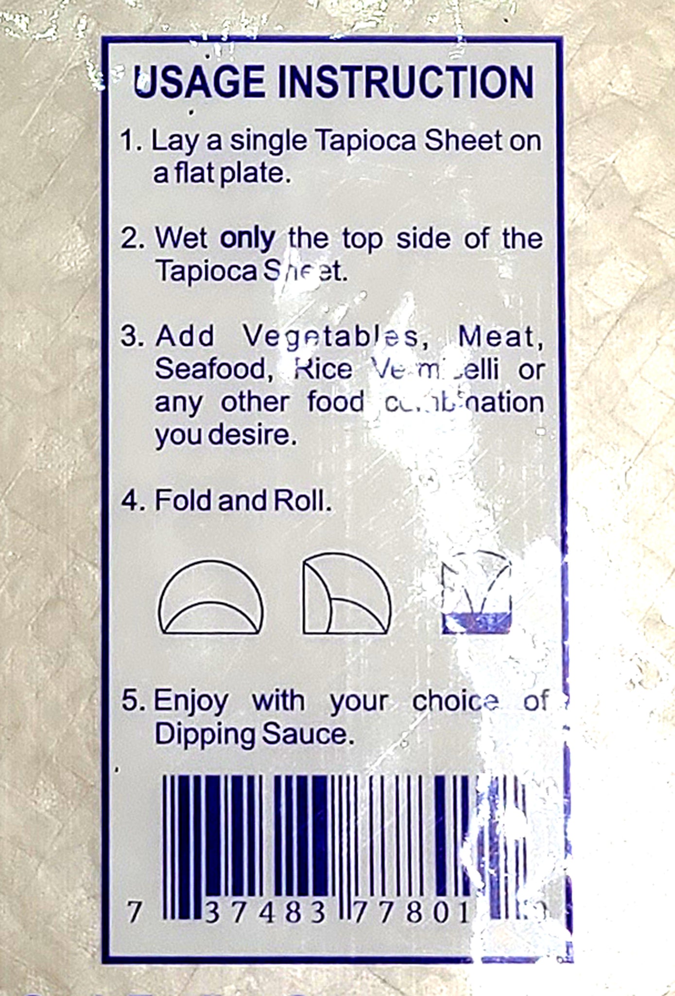 Vietnamese Spring Roll Tapioca Sheet Banh Trang Deo Wrappers by Three ...