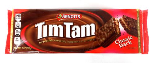 Australian Tim Tam Dark Chocolate Biscuits by Arnott's 7 oz.