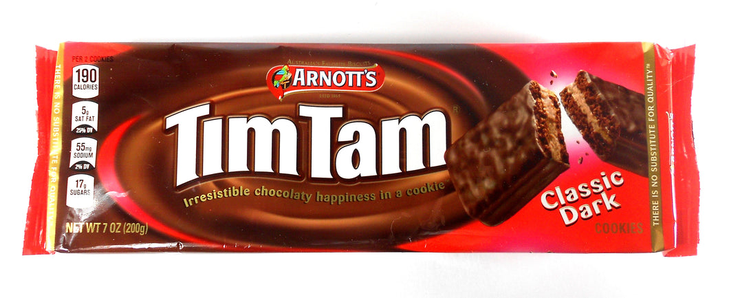 Arnott's Tim Tam Dark Chocolate Biscuits 200g 