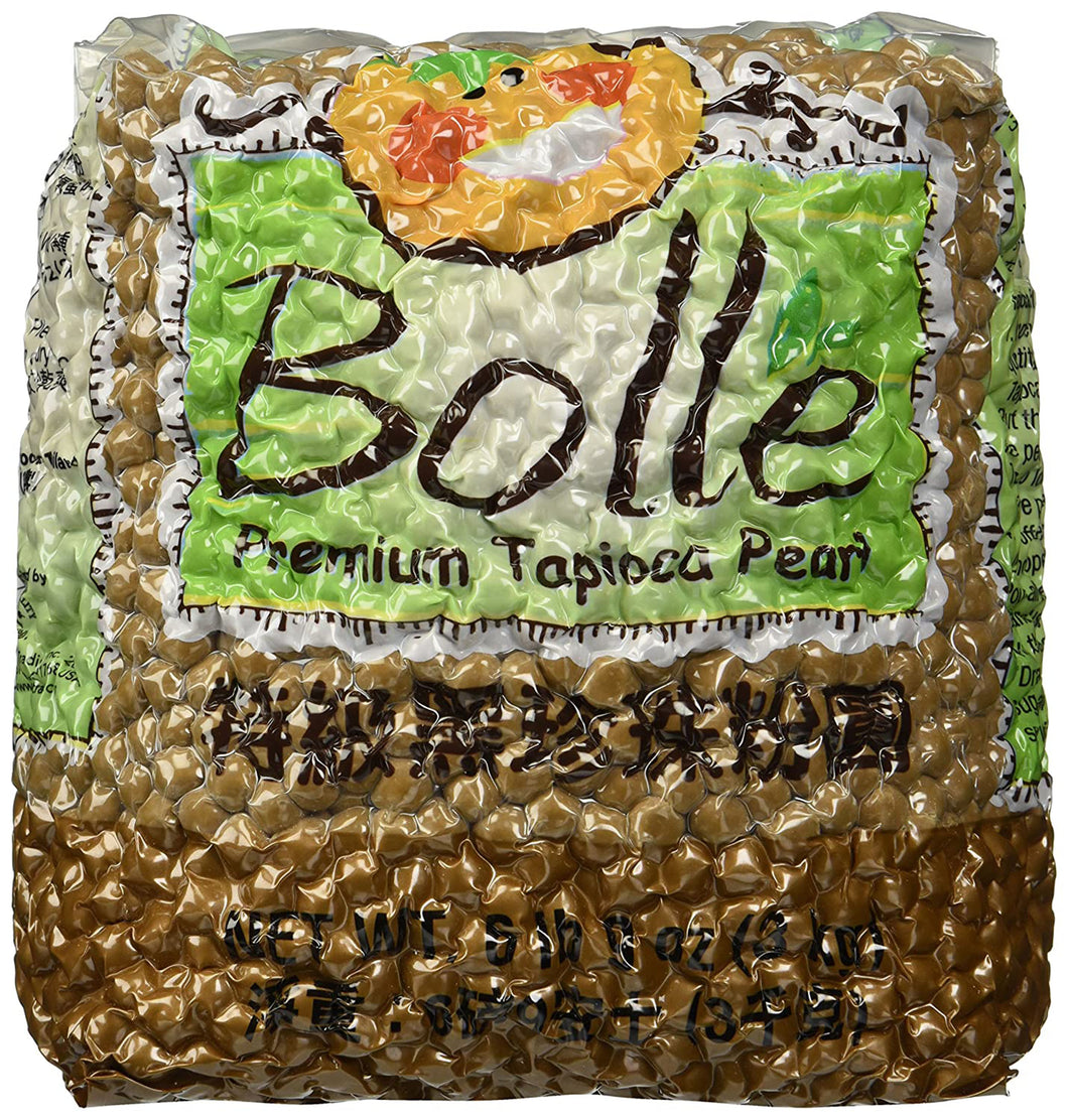 Bolle Premium Black Tapioca Pearls Boba 6.6 lbs.