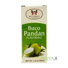 Butterfly Buco Pandan Flavoring Extract 2 Fl. Oz. (60 ml) Pack of 24
