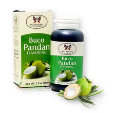 Butterfly Buco Pandan Flavoring Extract 2 Fl. Oz. (60 ml) Pack of 24