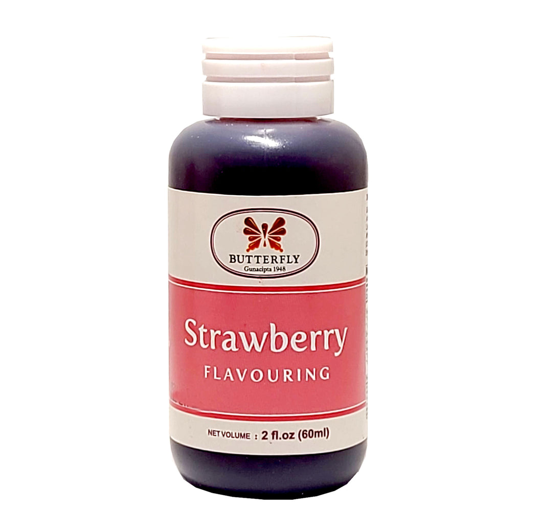 Butterfly Strawberry Flavoring Extract 2 Fl. Oz. (60 ml 