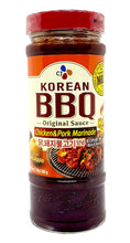 CJ Korean BBQ Sauce Hot & Spicy Chicken & Pork Marinade 17.6 Oz.