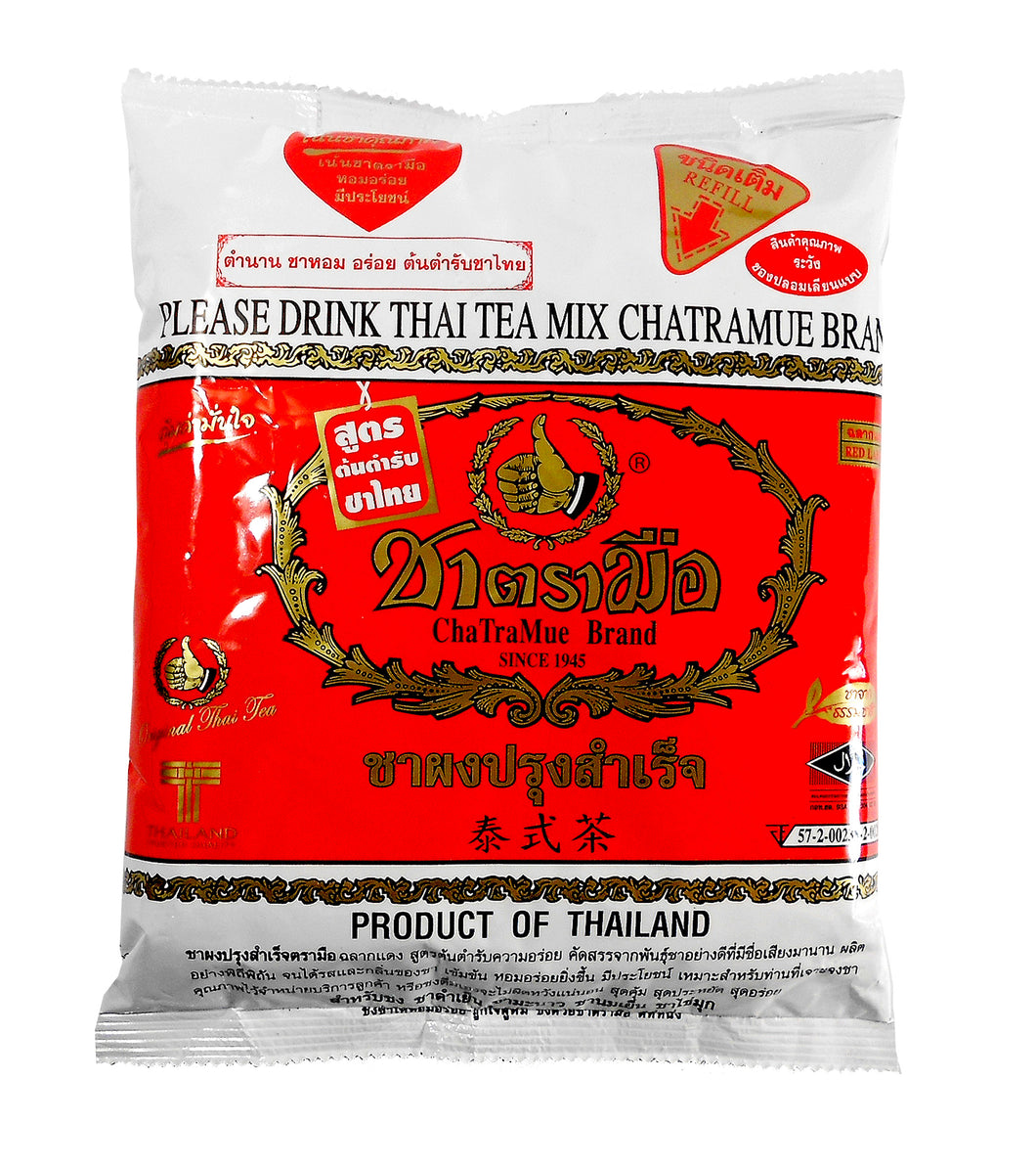 efterskrift toksicitet Nautisk Number One ChaTra Mue Hand Brand Thai Tea Leaves Mix Red Label 14 Oz. –  SecretPantryLA