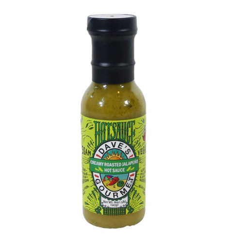 Dave's Creamy Roasted Jalapeno Hot Sauce 8 Oz. (227 g)