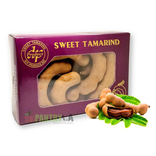 Fresh Thai Sweet Tamarinds Whole Pods 16 Oz.