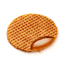 Daelmans Mini Caramel Stroopwafels Single Pack 24 Pieces in Gold Gift Box