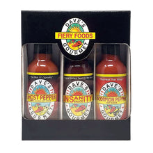 Dave's Gourmet Fiery Foods Super Hot Sauce Gift Set 3-Pack / 5 Oz. Each